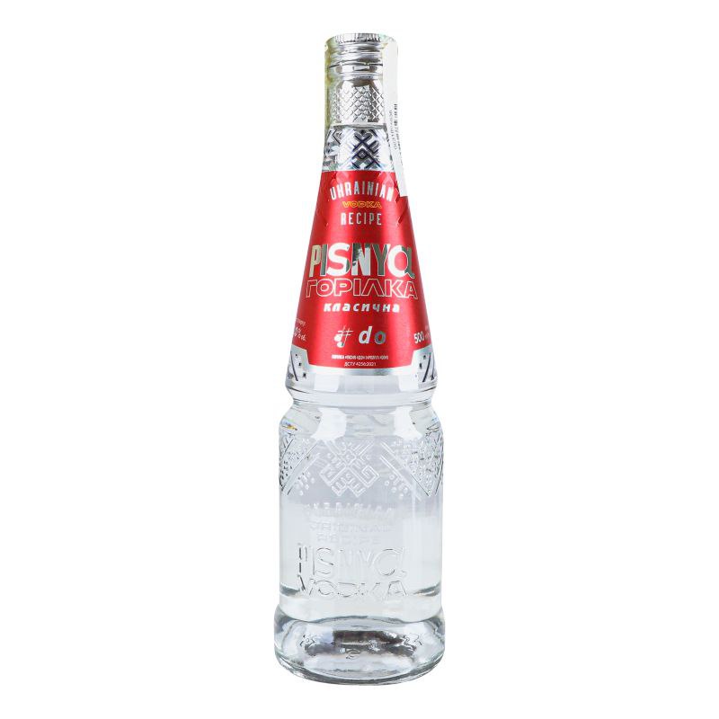 Горілка Pisnya Do Класична 40% 0.5 л
